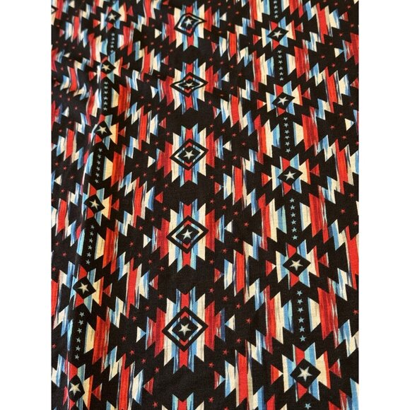 LuLaRoe Carly Hi-Lo Dress Colorful Geometric Pattern Size XS Loungewear NWT - Picture 9 of 13